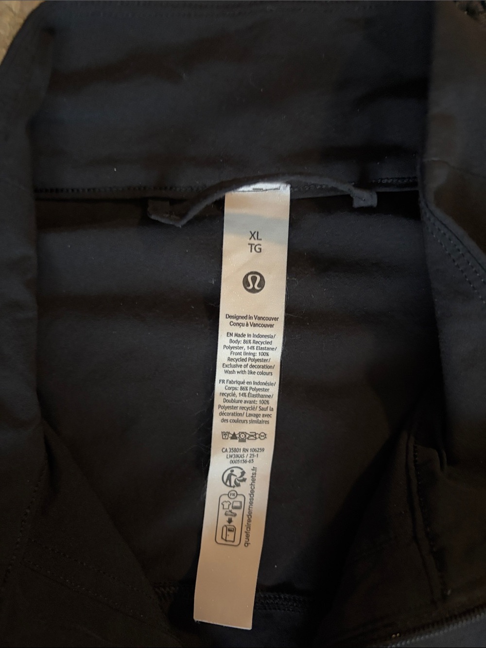 lululemon athletica Black Zip-Up Utility Jacket - Picture 2 of 4
